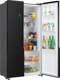 Холодильник Weissgauff WSBS 509 NFBX Inverter черный (двухкамерный) от магазина РЭССИ