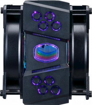 Устройство охлаждения(кулер) Cooler Master MA410M ARGB Soc-AM4/1151/1200/2066 4-pin 6-31dB Al+Cu 150W 820gr LED Ret от магазина РЭССИ