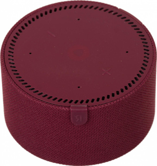 Умная колонка Yandex Станция Мини с часами Алиса красный 10W 1.0 BT 10м (YNDX-00020R) от магазина РЭССИ