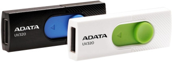 Флеш Диск A-Data 128Gb UV320 AUV320-128G-RBKBL USB3.2 черный от магазина РЭССИ