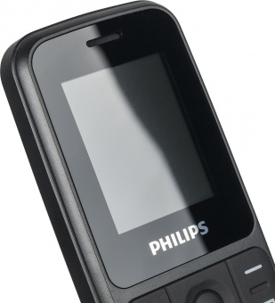 Мобильный телефон Philips E125 Xenium 32Mb черный моноблок 2Sim 1.77" 128x160 0.1Mpix GSM900/1800 GSM1900 MP3 FM microSD max16Gb от магазина РЭССИ