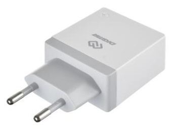 Сетевое зар./устр. Digma DGWC-2U-3A-WG 15W 2.1A+1A 2xUSB универсальное белый от магазина РЭССИ