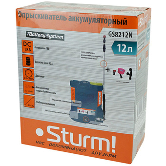 Опрыскиватель Sturm! GS8212N аккум. ранц. 12л от магазина РЭССИ