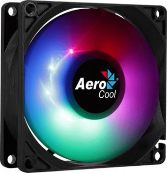 Вентилятор Aerocool Frost 8 80x80mm 3-pin 4-pin(Molex)28dB 90gr LED Ret от магазина РЭССИ