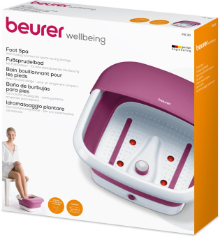 Гидромассажная ванночка для ног Beurer FB30 60Вт фиолетовый от магазина РЭССИ