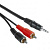 Кабель-переходник аудио Hama H-30455 2хRCA (m)/Jack 3.5 (m) 2м. черный (00030455) от магазина РЭССИ