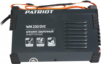 Сварочный аппарат Patriot WM230DVC инвертор ММА 10.7кВт (кейс в комплекте) от магазина РЭССИ
