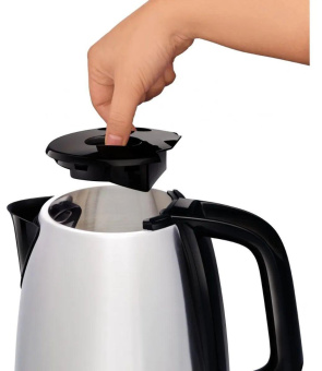 Чайник электрический Tefal KI150D30 1.7л. 2400Вт черный корпус: металл/пластик (7211001458) от магазина РЭССИ