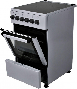 Плита Электрическая Hyundai REE225 серый стеклокерамика (без крышки) от магазина РЭССИ