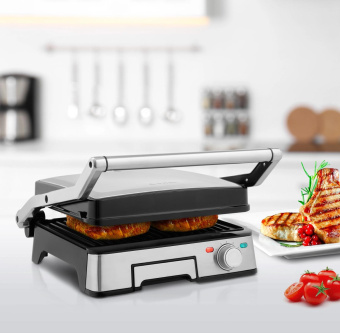 Электрогриль Vitek VT-8452 1800Вт серебристый от магазина РЭССИ