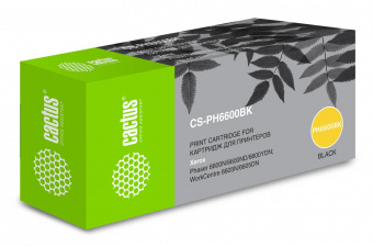 Картридж лазерный Cactus CS-PH6600BK 106R02236 черный бар.в компл. (8000стр.) для Xerox Ph 6600/WC 6605 от магазина РЭССИ