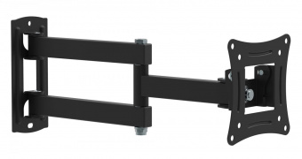 Кронштейн для телевизора Buro FL2S черный 15"-29" макс.12кг настенный поворотно-выдвижной и наклонный от магазина РЭССИ