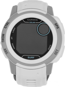 Смарт-часы Garmin Instinct 2s Solar 40мм 1.2" AMOLED корп.черный/белый рем.белый (010-02564-03) от магазина РЭССИ