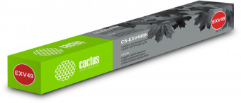 Картридж лазерный Cactus CS-EXV49BK C-EXV49BK BK черный (36000стр.) для Canon IR C3320/C3320i/C3325i/C3330i/C3500/C3520i MFP/C3525i MFP/C3530i MFP от магазина РЭССИ