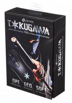 Мышь Оклик 704G TOKUGAWA черный оптическая (1600dpi) USB (4but) от магазина РЭССИ