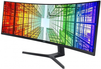 Монитор Samsung 49" S49A950UIU черный VA LED 32:9 HDMI M/M матовая HAS Piv 250cd 178гр/178гр 5120x1440 DP 2K USB 14.6кг от магазина РЭССИ