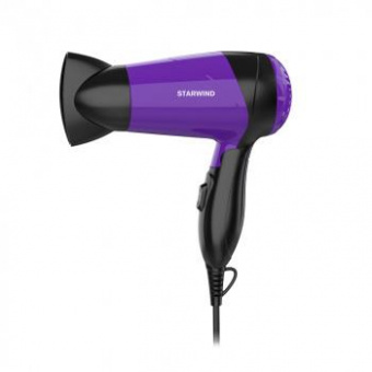 Фен Starwind SHP6102 1600Вт черный/фиолетовый от магазина РЭССИ