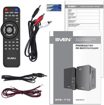 Колонки Sven АС SPS-710 2.0 черный 40Вт BT от магазина РЭССИ
