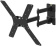 Кронштейн для телевизора Holder LCD-5566-B черный 32"-55" макс.45кг настенный поворотно-выдвижной и наклонный от магазина РЭССИ
