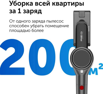 Пылесос ручной Red Solution V3070 350Вт черный/серый от магазина РЭССИ
