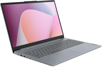 Ноутбук Lenovo IdeaPad Slim 3 15AMN8 Ryzen 5 7520U 8Gb SSD512Gb AMD Radeon 610M 15.6" IPS FHD (1920x1080) Windows 11 Home grey WiFi BT Cam (82XQ00JCRK) от магазина РЭССИ