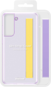Чехол (клип-кейс) Samsung для Samsung Galaxy S21 FE Slim Strap Cover фиолетовый (EF-XG990CVEGRU) от магазина РЭССИ