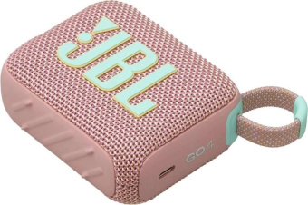 Колонка порт. JBL GO 4 розовый 4.2W 1.0 BT 850mAh (JBLGO4PINK) от магазина РЭССИ