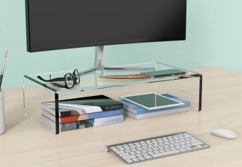 Подставка Cactus CS-MR-PL прозрачный от магазина РЭССИ