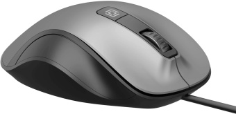Мышь Оклик 504M черный/серый оптическая (3600dpi) silent USB (6but) от магазина РЭССИ