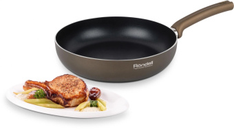 Сковорода Rondell Absolute RDA-1248 круглая 26см покрытие: Xylan Plus ручка несъемная (без крышки) коричневый от магазина РЭССИ