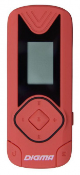 Плеер Flash Digma R3 8Gb красный/0.8"/FM/microSDHC/clip от магазина РЭССИ