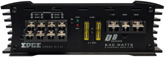 Усилитель автомобильный Edge EDB80.4LITE-E0 четырехканальный от магазина РЭССИ