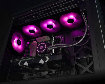 Система водяного охлаждения ID-Cooling Auraflow X 360 Soc-AM5/AM4/1151/1200/2066/1700 4-pin 18-35dB Al+Cu 350W LED Ret от магазина РЭССИ