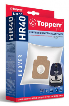Пылесборники Topperr HR40 1429 сверхпрочные нетканые (4пылесбор.) (1фильт.) от магазина РЭССИ