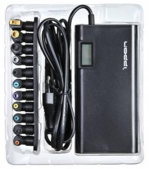 Блок питания Ippon SD65U автоматический 65W 15V-19.5V 11-connectors 3.5A 1xUSB 2.1A от бытовой электросети LСD индикатор от магазина РЭССИ