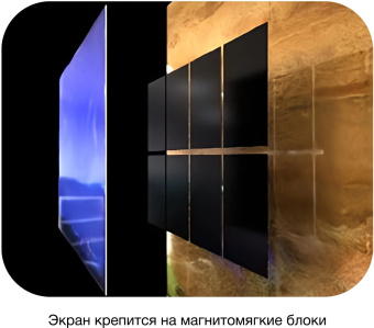 Экран на раме Cactus 127x224см Alr Expert CS-PSALRE-224X127-MM магнитное крепление 16:9 настенный натяжной черный от магазина РЭССИ