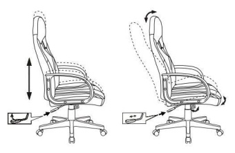 Кресло игровое Zombie RUNNER белый/голубой эко.кожа крестов. пластик от магазина РЭССИ