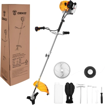 Триммер бензиновый Deko DKTR52 SET 10 3л.с. разбор.штан. реж.эл.:леска/нож упак.:1шт. от магазина РЭССИ