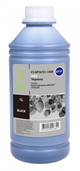 Чернила Cactus CS-EPT6731-1000 T6731 черный 1000мл для Epson L800/L810/L850/L1800 от магазина РЭССИ