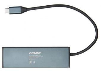 Стыковочная станция Digma HUB-2U3.0СCR-UC-G от магазина РЭССИ