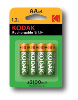 Аккумуляторы NiMH (никель-металлгидридные) HR6-4BL 2100mAh [KAAHRP-4] (80/640/15360) от магазина РЭССИ