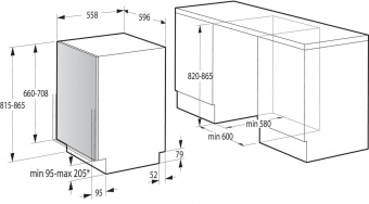 Посудомоечная машина встраив. Gorenje GV62040 1850Вт полноразмерная от магазина РЭССИ