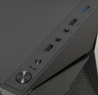 Корпус Aerocool Glider Cosmo-G-BK-v1 черный без БП ATX 2x120mm 2xUSB2.0 1xUSB3.0 audio от магазина РЭССИ