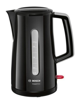 Чайник электрический Bosch TWK3A013 1.7л. 2400Вт черный (корпус: пластик) от магазина РЭССИ