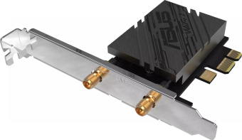 Сетевой адаптер Wi-Fi + Bluetooth Asus PCE-BE92BT BE9400 PCI Express (ант.внеш.несъем.) 2ант. от магазина РЭССИ