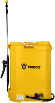 Опрыскиватель Deko DKSP10 аккум. ранц. 16л желтый (065-0954) от магазина РЭССИ