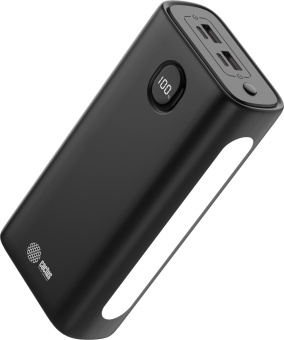 Мобильный аккумулятор Cactus CS-PBFSJA-30000 30000mAh 4.5A 2xUSB-A/USB-C черный от магазина РЭССИ