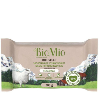 Хозяйственное мыло BioMio BIO SOAP без запаха 200 г 520.04189.0101 от магазина РЭССИ