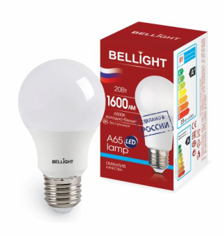 Лампа светодиодная LED 20Вт Е27 220 6500К 1600Лм BELLIGHT от магазина РЭССИ