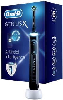 Зубная щетка электрическая Oral-B Genius X D706.513.6 черный от магазина РЭССИ
